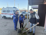 Сотрудники Пензенской скорой помощи приняли участие в общегородском субботнике!