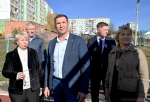 В микрорайоне Северная поляна установлена новая воркаут-площадка